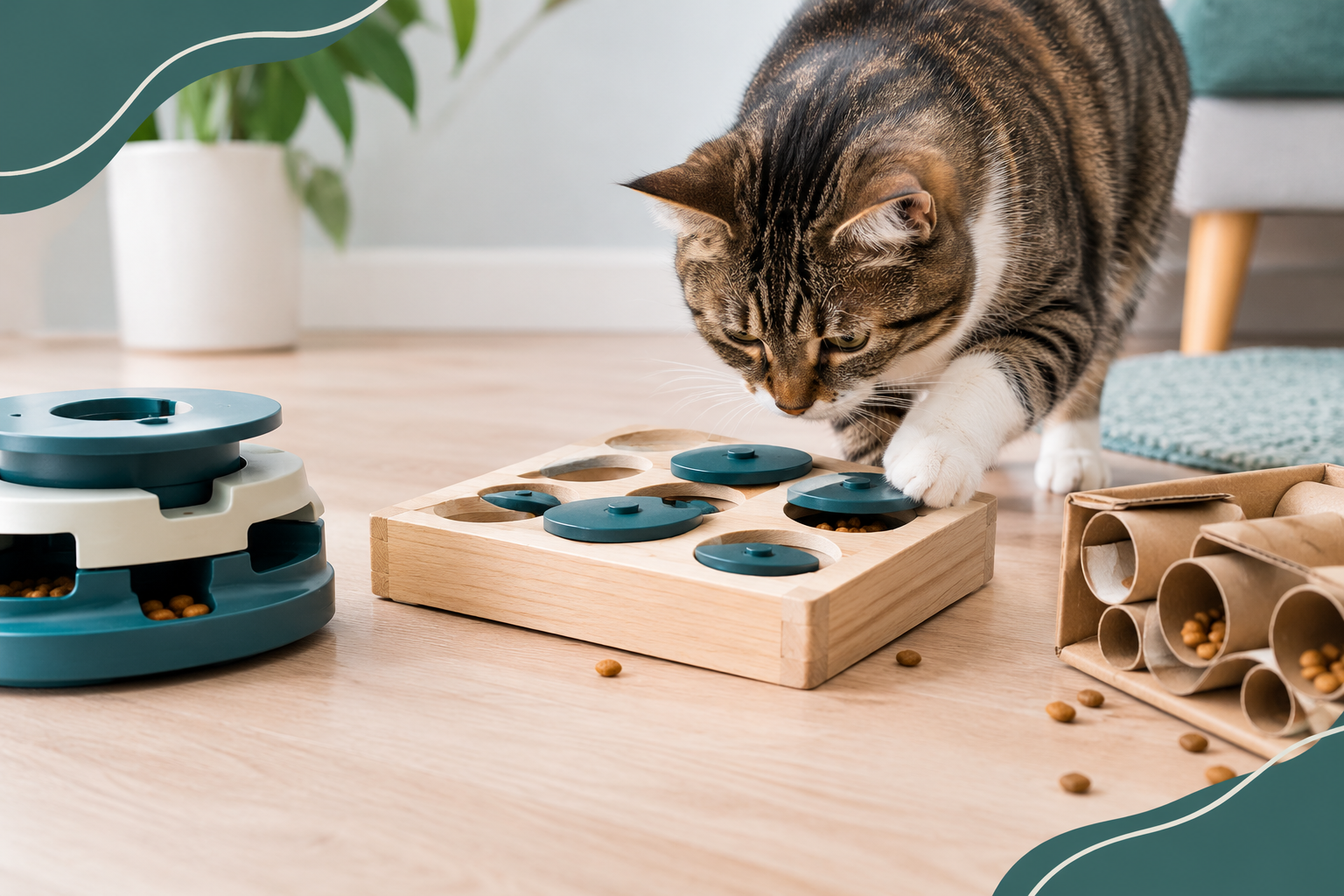 Puzzle Feeders for Cats Who Eat Too Fast